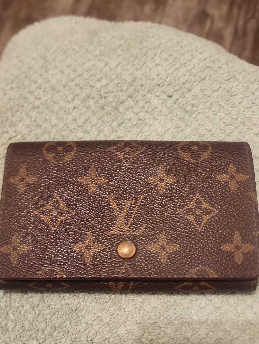 Louis Vuitton Brown Monogram Canvas Snap Wallet